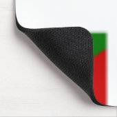 Baskische regio Flag Mousepad Muismat (Hoek)