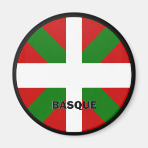 Baskische Roundel kwaliteitsvlag Magneet