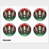 Baskische ruiter Sticker (Vel)