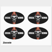 Baskische schedel Sticker (Vel)
