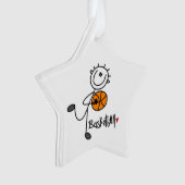 Baskische speelbalspeler ornament (voorkant)