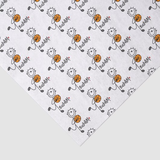 Baskische speelbalspeler tissuepapier (Detail)