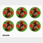 Baskische Surfen Sticker (Vel)