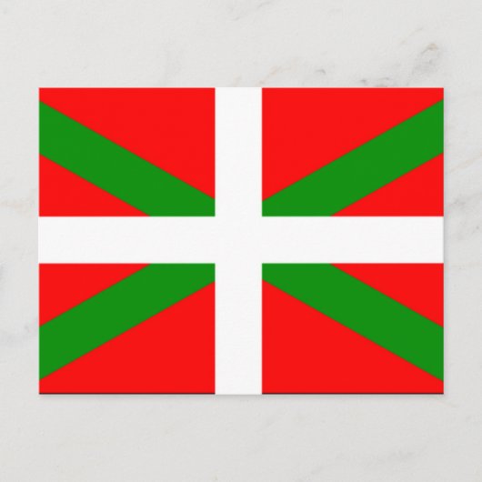 Baskische vlag briefkaart (Voorkant)