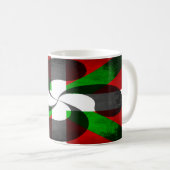 Baskische vlag en dwars koffiemok (Voorkant rechts)