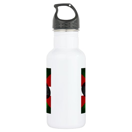 Baskische vlag en dwars waterfles (Achterkant)