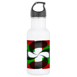 Baskische vlag en dwars waterfles 