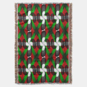 Baskische vlag Gepatterde bruine tas Deken (Voorkant Verticaal)