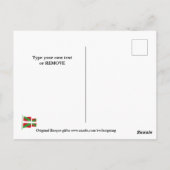 Baskische vlag Ikurriña, onafhankelijkheid Baskenl Briefkaart (Achterkant)