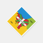 Baskische vlag Ikurriña, onafhankelijkheid Baskenl Servet (Hoek)