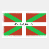 Baskische vlag met Euskal Herria Sticker (Voorkant)