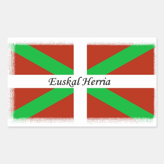 Baskische vlag met Euskal Herria Sticker (Voorkant)