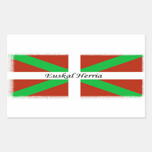 Baskische vlag met Euskal Herria Sticker