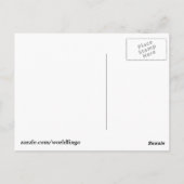 Baskische vlag met het Briefkaart Euskal Herria (Achterkant)