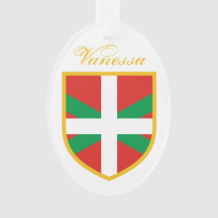 Baskische vlag ornament