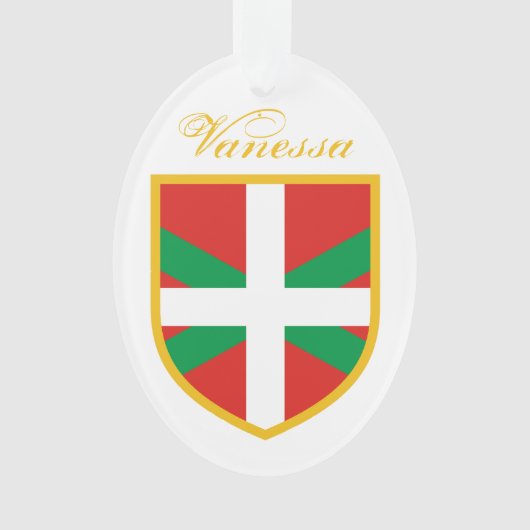 Baskische vlag ornament (voorkant)