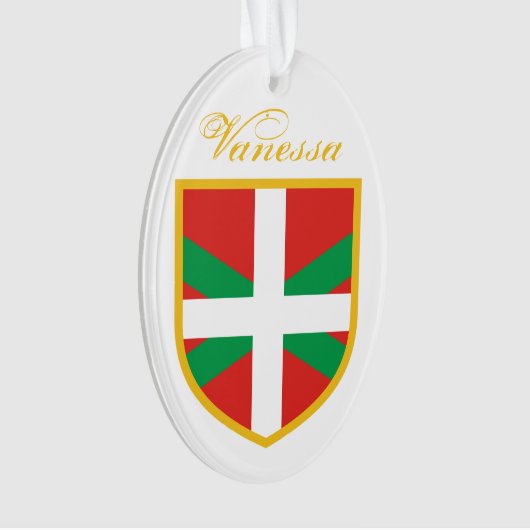 Baskische vlag ornament (voorkant)