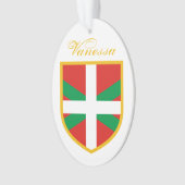 Baskische vlag ornament (voorkant)