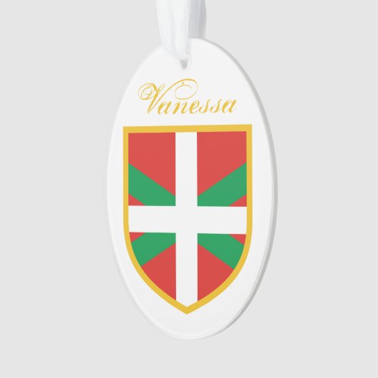 Baskische vlag ornament (voorkant)