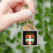 Baskische vlag sleutelhanger (Hand)