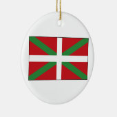 Baskische vlag Spanje Keramisch Ornament (Rechts)