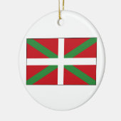 Baskische vlag Spanje Keramisch Ornament (Links)