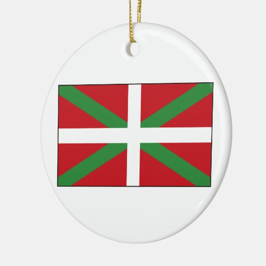 Baskische vlag Spanje Keramisch Ornament (Links)