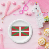 Baskische vlag Spanje Papieren Bordje (Feest)