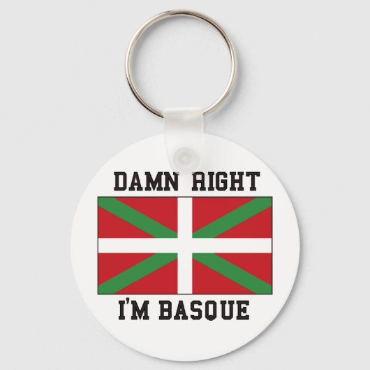Baskische vlag Spanje Sleutelhanger (Voorkant)