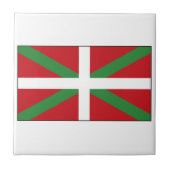 Baskische vlag Spanje Tegeltje (Voorkant)