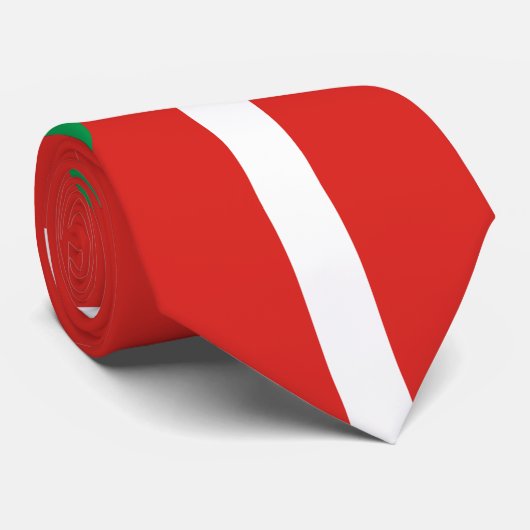 Baskische vlag stropdas (Opgerold)