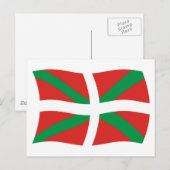 Baskische Volksvlag Postkaart (Voorkant / Achterkant)