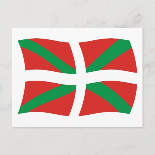 Baskische Volksvlag Postkaart (Voorkant)