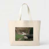 Baskische witte tijger grote tote bag (Voorkant)