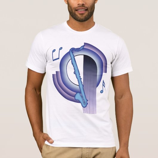 Basklarinet Deco2 T-shirt (Voorkant)