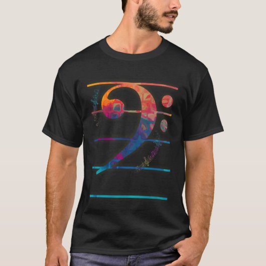 Baskleutel Kleur T-shirt (Voorkant)