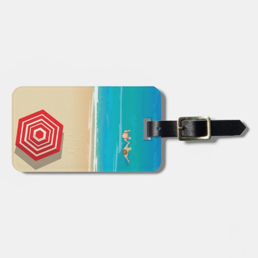 Basktijd Bagagelabel (Voorkant horizontaal)