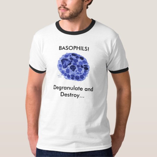 BASOPHILS!, Degranulate en Dest.. T-shirt (Voorkant)