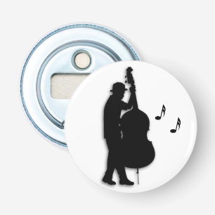 Baspeler Muzikant  Button Flesopener