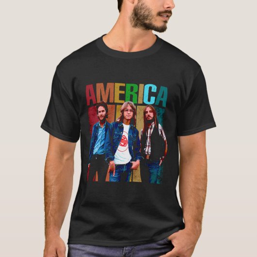 Baspeler van America Band T-shirt (Voorkant)