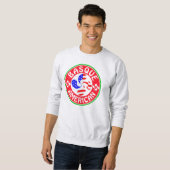 Basque American Euskara Lauburu Cross Trui (Voorkant volledig)