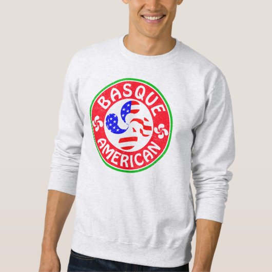 Basque American Euskara Lauburu Cross Trui (Voorkant)
