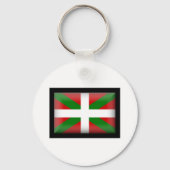 Basque Flag País Vasco Sleutelhanger (Voorkant)