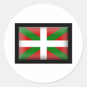 Basque    FlagPaís Vasco Ronde Sticker