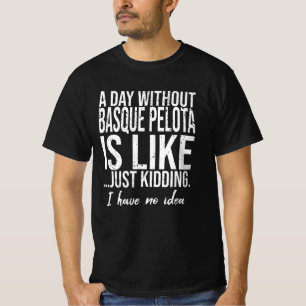 Basque Pelota grappig cadeau T-shirt
