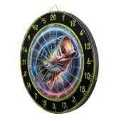 Bass Adventure vastgelegd op dartbord (Voorkant Rechts)