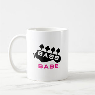 Bass Babe cadeau voor bassist Koffiemok