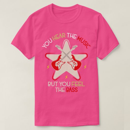 Bass Bass Bass Guitar But T-shirt (Design voorkant)