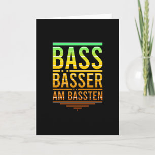 Bass bass de beste voor bassist spelers kaart