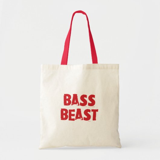 Bass Beast Totebag Tote Bag (Voorkant)